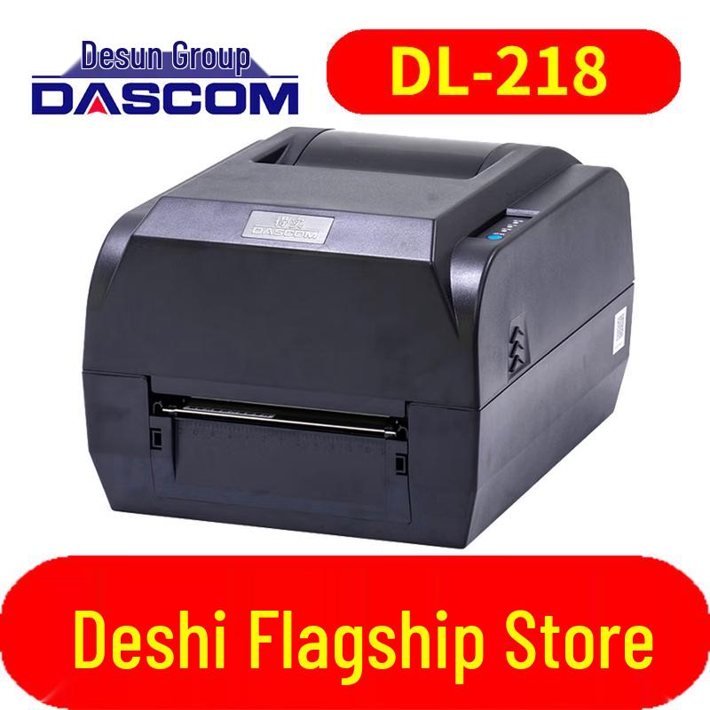 DASCOM DL-218 Barcode Label Printer CN plug (adapter included)