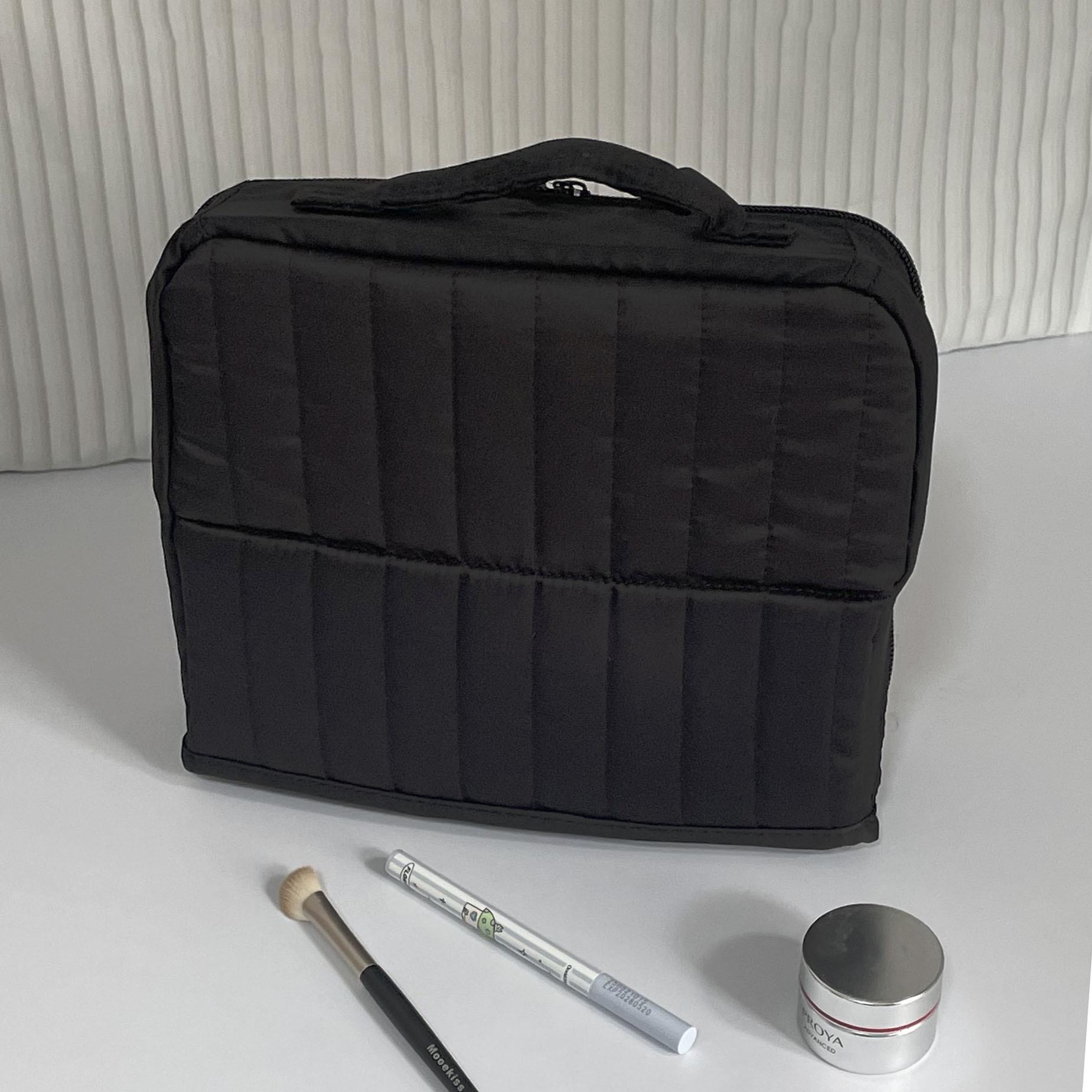 

Korean-Style Waterproof Travel Handbag - Large Capacity Multi-Compartment Cosmetic Bag 24x8x20 cm