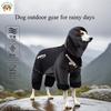 All-Inclusive Waterproof Dog Raincoat For Large Dogs, 4-Legs Full Body Pet Rain Jacket For Golden Retriever Border Collie