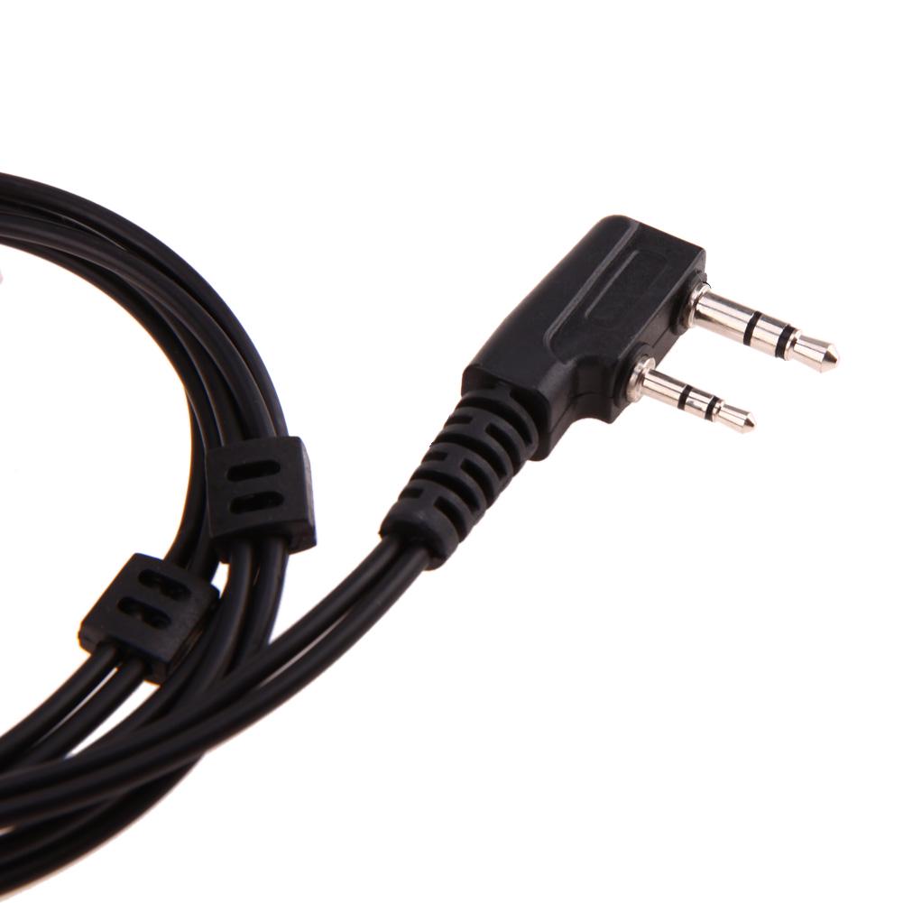 for Baofeng Kenwood UV-5R Radios Microphone Earphone Earbud Earpiece Headphone 2 Pin Covert Acoustic Tube Earpiece Headset Mic