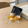 Suporte para Celular, Suporte de Telefone com Design de Gema de Ovo Quebrada, Suporte de Telefone com Plataforma Estável para Celulares na Horizontal e na Vertical