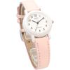 Casio Chupacasi LQ-139L-4B2 Women's Analog Watch Baby Pink Leather Strap Round Face