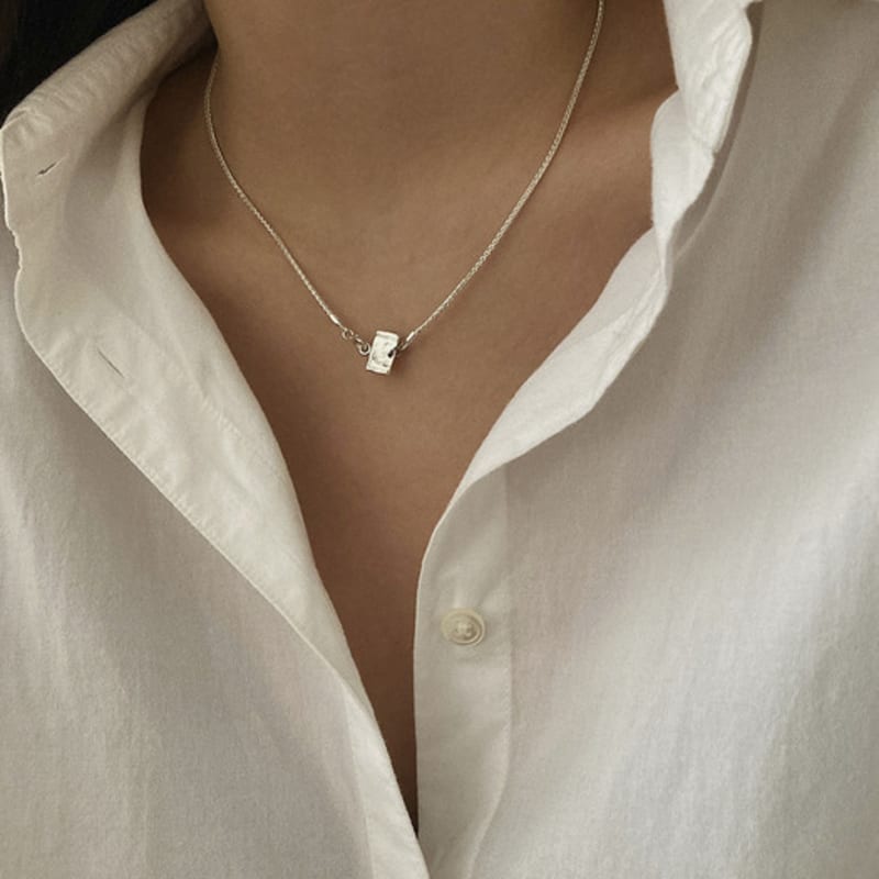 IBAE Symbol Silver Chain Necklace