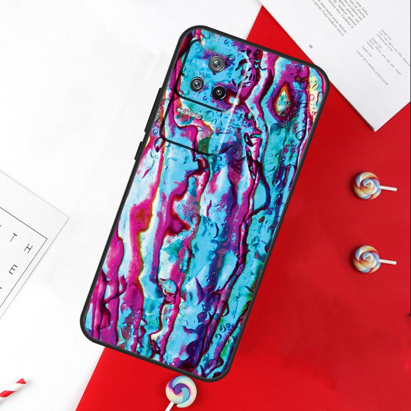 Abalone Sea Shell Texture Cover For Xiaomi 13T 11T 12T 14T Pro 13 14 15 Ultra POCO X7 Pro X3 X5 X6 F5 F6 M6 Pro Case