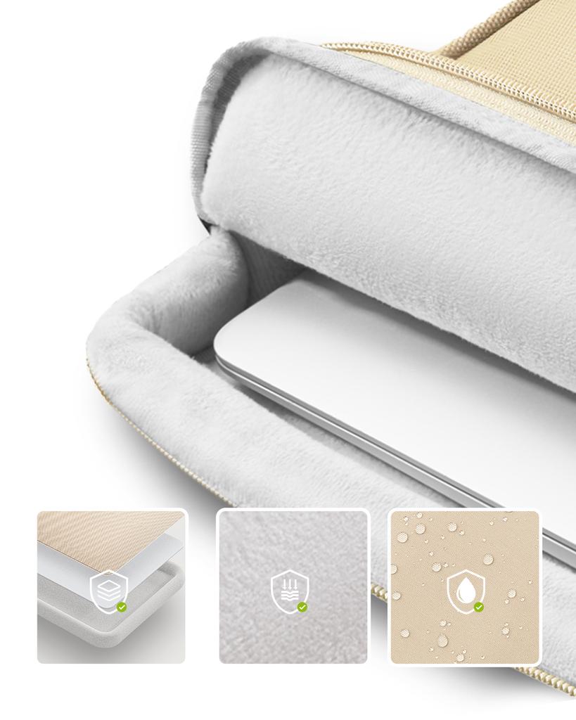 Innostyle Laptop Bag 14" Waterproof Case Omniprotect Beige