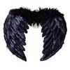Children Adult Angel Devil White Black Feather Wings Fallen Angel Cosplay Little Wings Halloween Carnival Birthday Party Costume