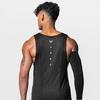Men's Summer Elastic Fitness Vest - Stylish Printed Sleeveless T-Shirt