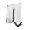 Strong Adhesive Stainless Steel Wall Hook for Kitchen, Clothes, and Hats - No Drill Required