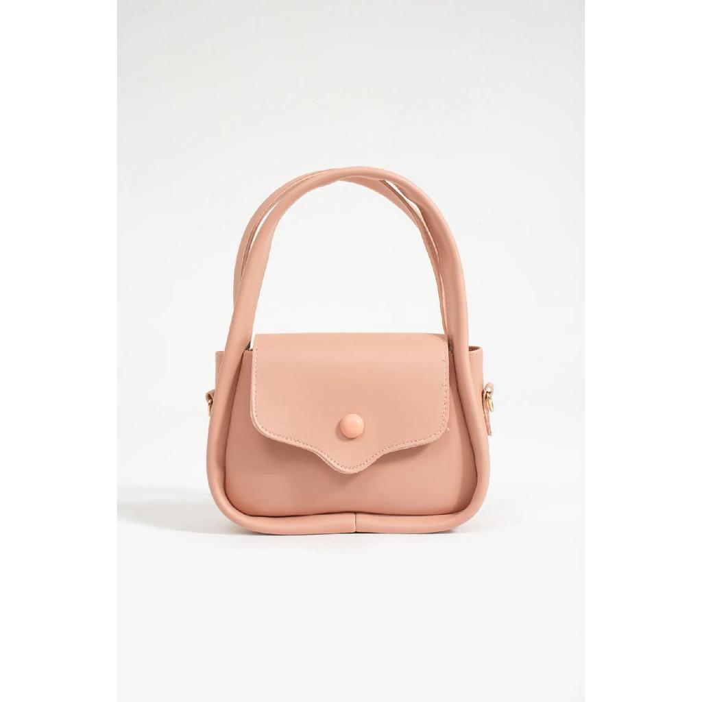 Dámská crossbody kabelka s dvojitým držadlem a magnetem