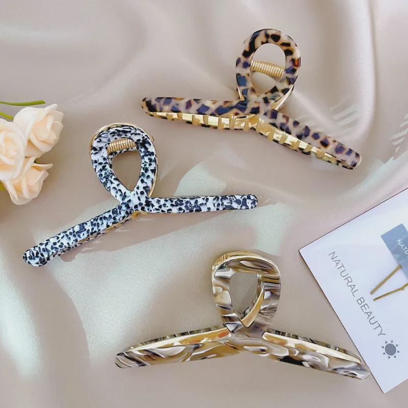 Korean Style Metal Shark Hair Clip - New Large Hairpin Ornament