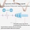 Reusable Silicone Earplugs, 8 Pairs of Noise Reduction Ear Plugs, Suitable for Sleeping, Swimming, Snoring, Concerts, Airplanes, Travel, Work, No