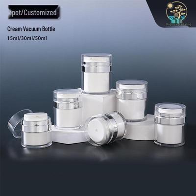 Double-Layer Vacuum Cream Bottle, 15ml/30ml/50ml - Face Cream/Lotion Dispenser