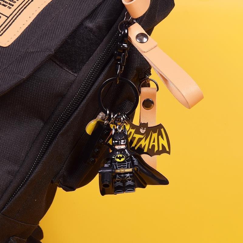 HEROCROSS Batman Anime Doll Pendant Car Keychain Pendant Children'S Backpack Pendant Accessories Gift Backpack Pendant For Boys