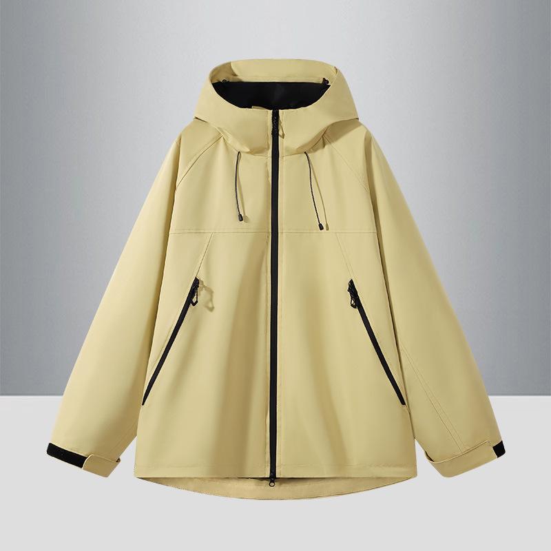 Camping Waterproof Outdoor Hooded Jacket for Men and Women Autumn Windproof Casual Sports Mountaineering Jacket