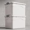 Storage Box with Wheels Dustproof Lid Long-Lasting for Moving