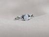 Rainbow Moonstone Goddess Ring: 925 Sterling Silver, Spiritual Jewelry