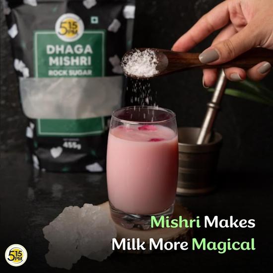 5:15PM Dhaga Mishri 455g | Kandiszuckerkristalle | Mishri Dhaga Reiner Fadenkristall | Dhage Wali Mishri | Kandiszuckerfadenkristalle – 455g