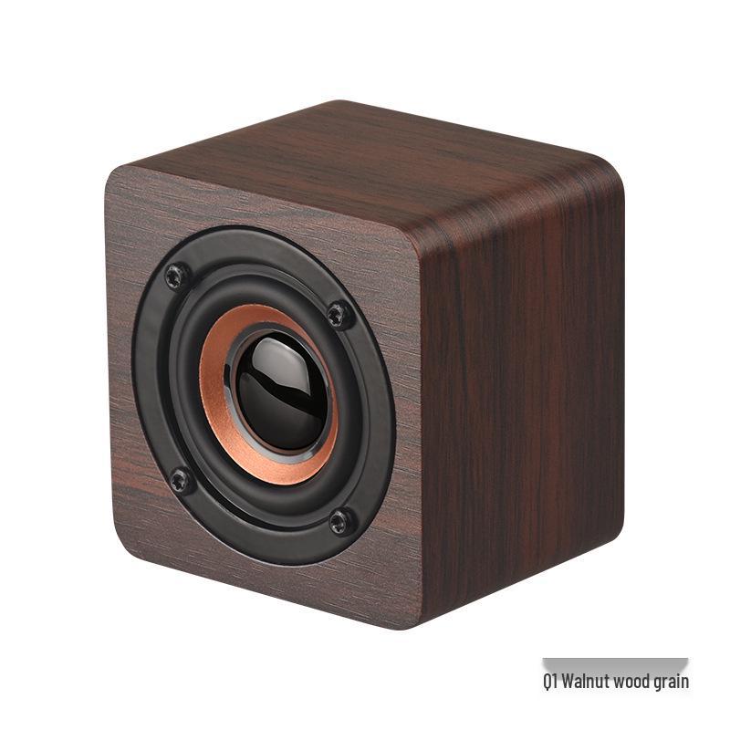 

Q1 Портативная ретро деревянная Bluetooth-колонка - Мини-сабвуфер и креативный подарок Chinese Version