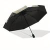 "Moonlit Moth: Mystical Nighttime Insect Art Print" Umbrella, Cute Umbrella with Cute Design, Portable 3-Fold Compact Umbrella for Men & Women, Valent