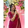 Designer Party Wear Fendy Satin Silk Saree