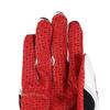 Marucci Buzun Batting X Gloves, Ambidextrous, Men's MBGFZNP-W/BK/R (White Black/L)