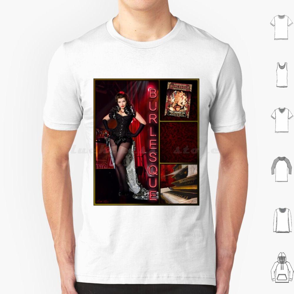 Dance SeriesBurlesque T Shirt Men Women Kids 6xl Dance Dancer Burlesque Music Triptych Red Woman Female Lindaleesart Linda