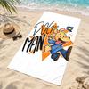 Dog Man Microfiber Beach Towel Quick Dry Sand Free Lightweight Beach Towels for Travel Swimming Camping