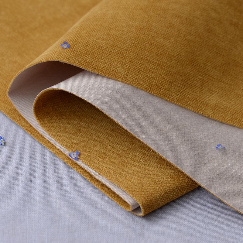 Chenille Solid Color Thickened Sofa Towel Cushion Cover Fabric