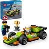LEGO City Green Race Car Toy Building Set for Kids Age 4-6 Educational Vehicle Block 60399