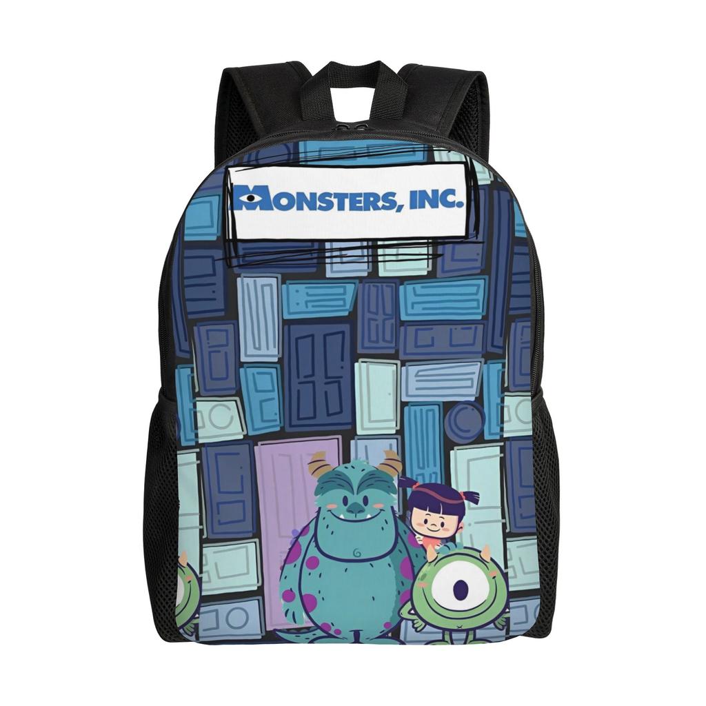 Monsters University Backpack Sullivan Sulley Mike Streetwear Backpacks Men Daily Durable School Bags Design Rucksack