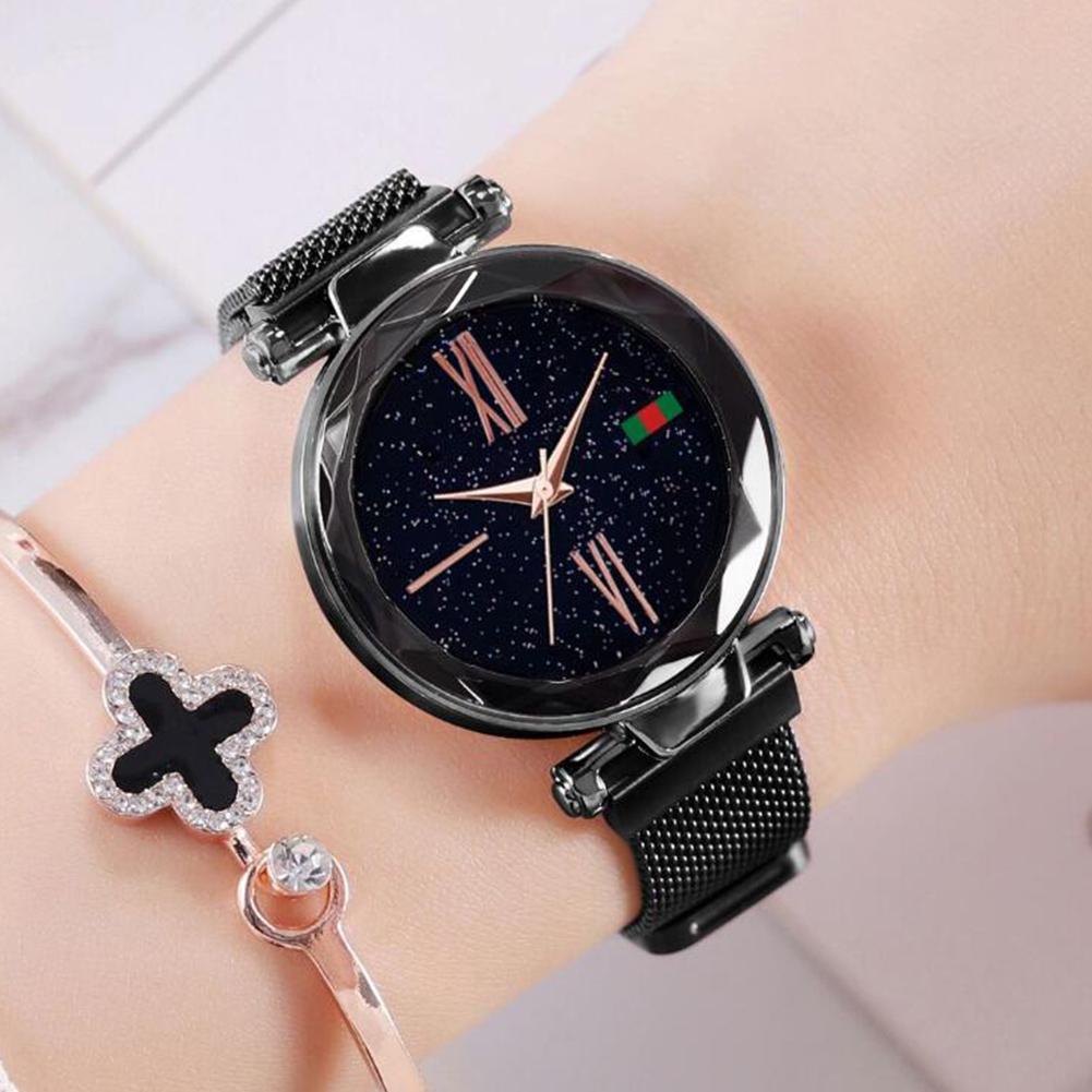 Women Fashion Starry Magnetic Metal Watch