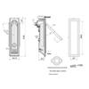 Haisidike Electrical Cabinet Door Handle Lock