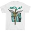 Nirvana Groupe de Rock Album Classique Affiche Impression Graphique T-shirt en Coton Streetwear Hip Hop Mode T-shirt Unisexe Femme Haut Lâche Surdimensionné