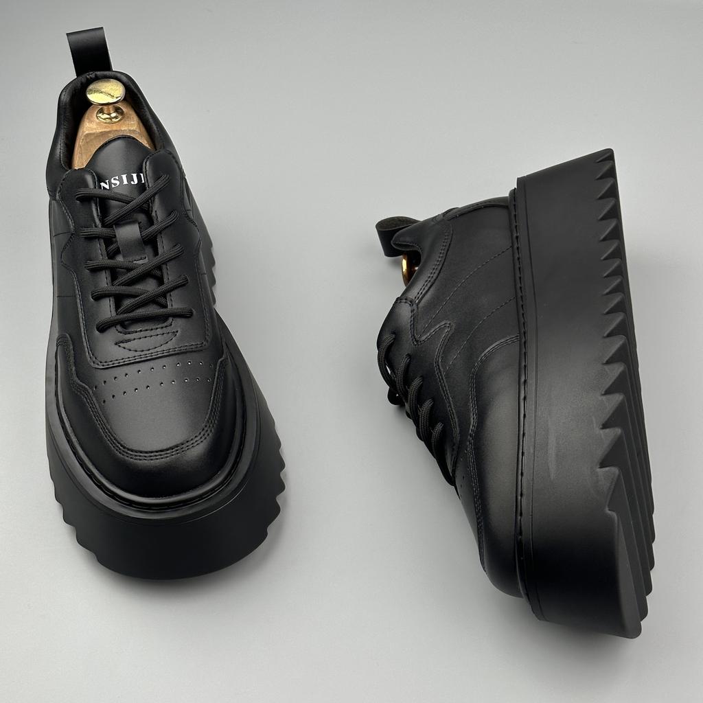 New High Quality Men's Shoes Thick Soled Height Increasing Casual Skateboarding Shoes for Youth Outdoor Running Sports Shoes