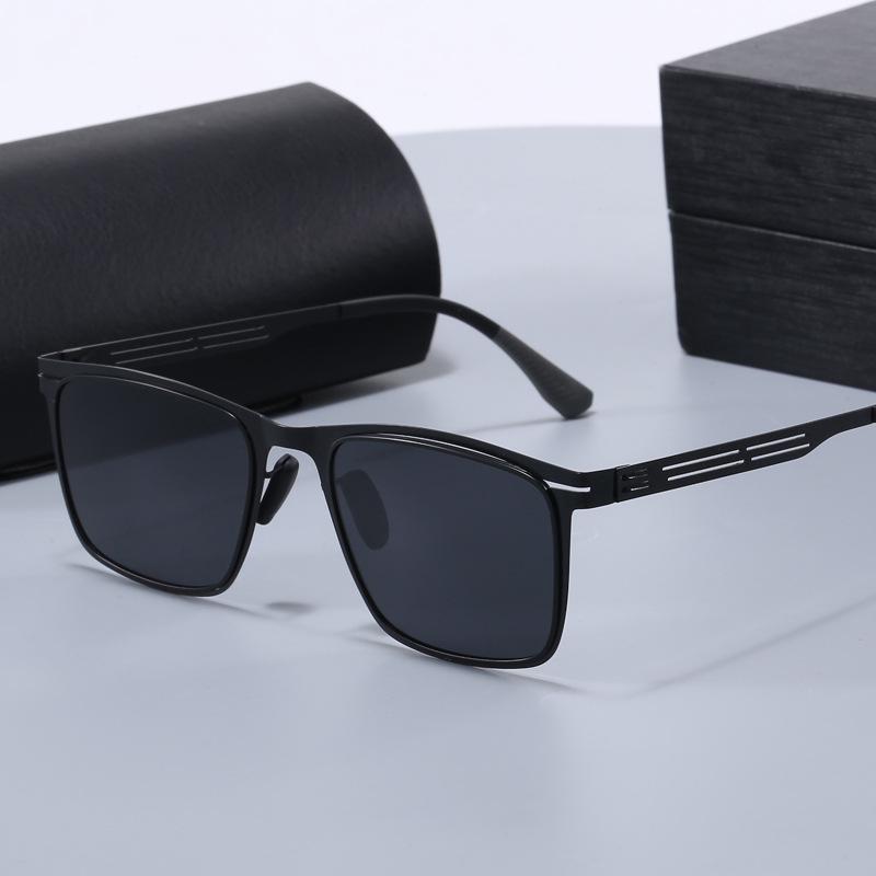 Trendy HD Polarized Sunglasses: Korean Fashion for Driving, Cycling, Fishing - Super Elastic & Stylish for Men