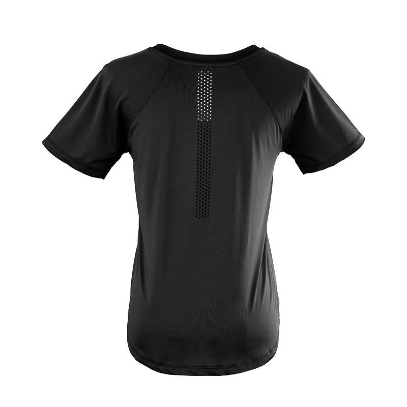 "Women's Quick-Dry Short Sleeved Yoga and Running Top - Loose, Breathable, Plus Size, Casual Spring/Summer Activewear"