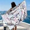 1pc Anime Girl Beach Towel Quick-drying Super Absorbent Suitable for Swimming Beach Vacation Pool Gym Summer Gift for Friends