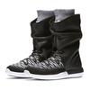 Nike Roshe Two Hi Flyknit Black White Women's Sneakers 861708-002