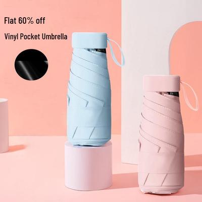 Women's Mini Portable Capsule Umbrella - Sun & Rain Protection, 50% Off Sale