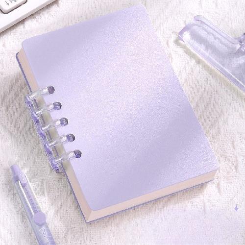 80 Sheets Square Lined A7 Pocket Notebook - High Quality Loose-leaf Mini Diary Book for Student School Supplies