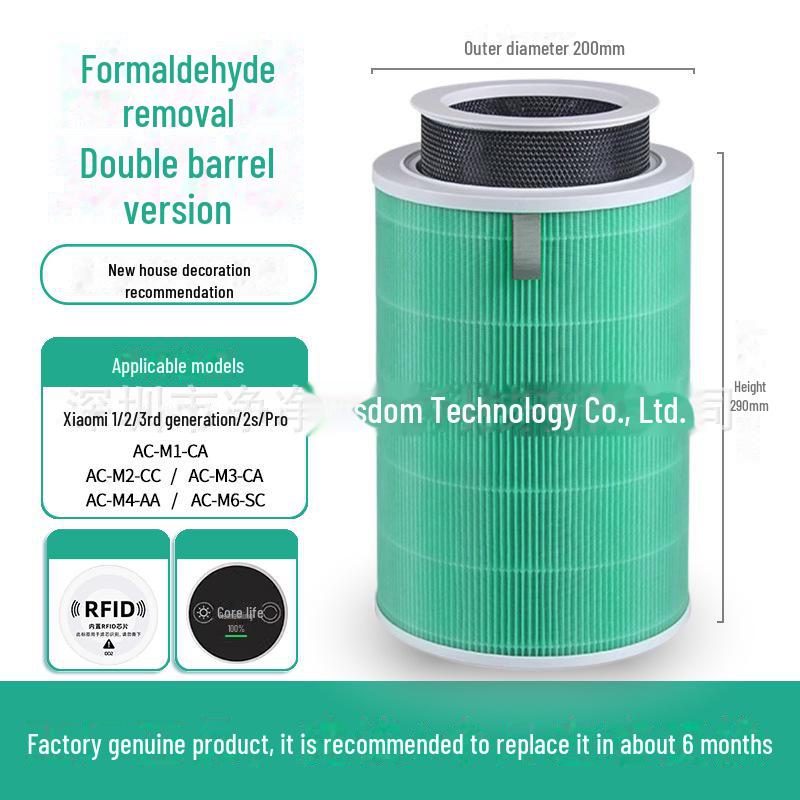 „Aktivkohlefilter für Xiaomi Luftreiniger 1/2/3/Pro – Formaldehyd-Entfernung“