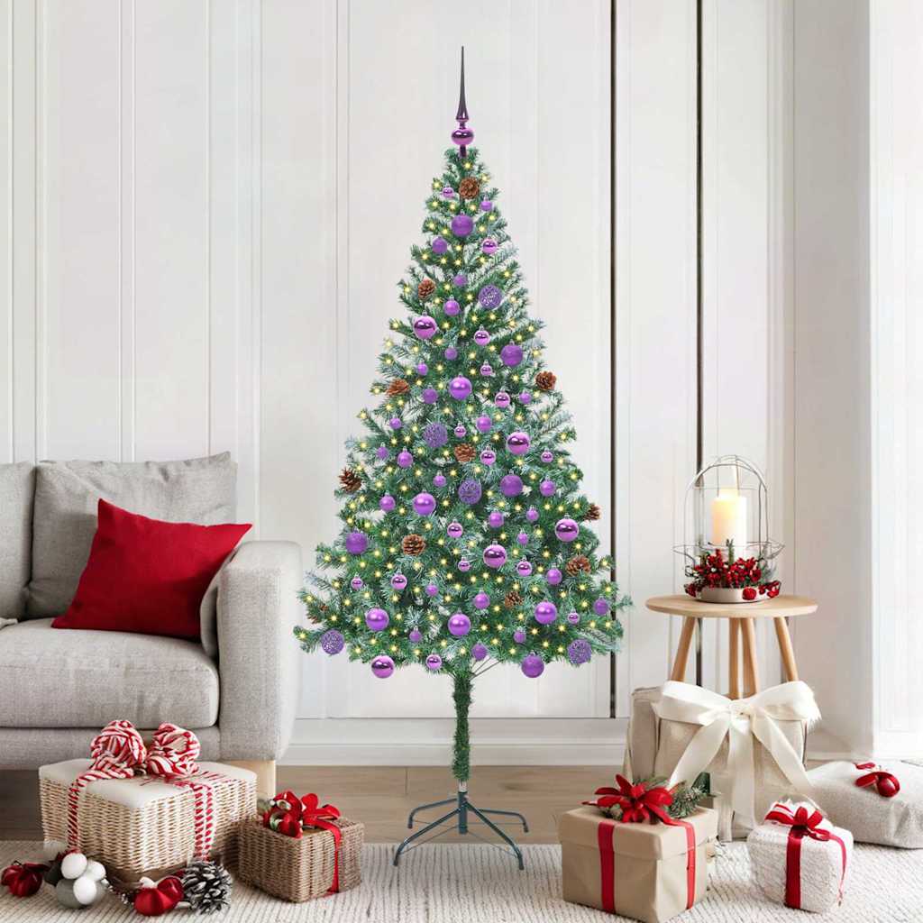Artificial Christmas Tree Green 180 Cm PVC and Steel