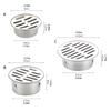 Multipurpose Sturdy Stainless Steel Floor Shower Drain with Electroplated for Odor Prevention Efficient Water Flows