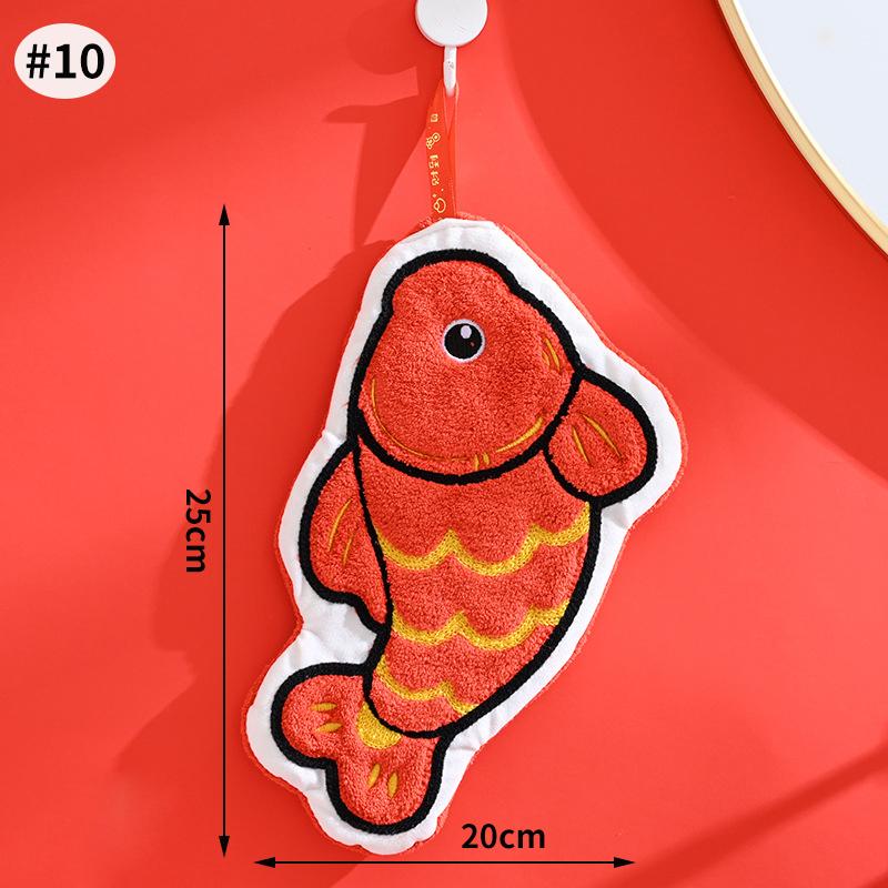 Soft Hand Towels Chinese New Year 2026 Towels for Hands Bathroom Accessories Kitchen Washing Towels Absorbent Hand Towels