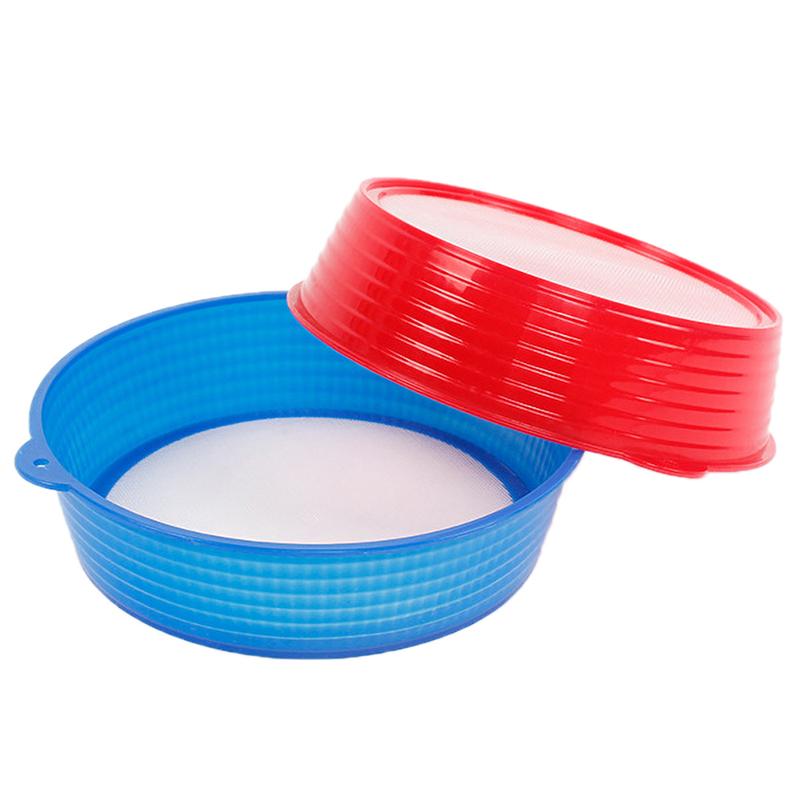 Kjøkkenutstyr Håndholdt 19Cm Rund Form Plast Mel Sifter Sil