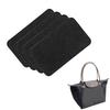 4Pcs Protective Bag Bottom Shaper Pads With Round Corners Practical Felt Insert For Purse Backpack Travel Organizer