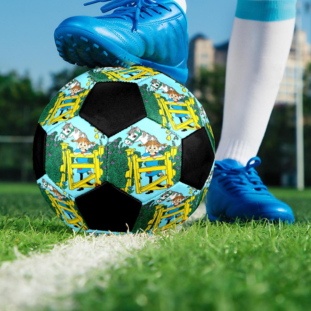 Pippi Longstocking Theme Size 5 Soccer Ball, Suitable for Both Indoor and Outdoor Matches, a Gift Suitable for Everyone.