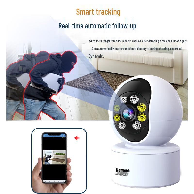 Newman 4G Wireless Smart Home Security Camera CN plug (adapter included)