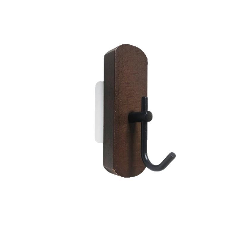 

Black Walnut Solid Wood Piano Key Wall-Mounted Coat Rack