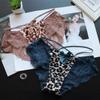 Print Ribbon Unterwäsche Leoparden-Spitzenhöschen für Frauen Low-Rise-Slips für Frauen